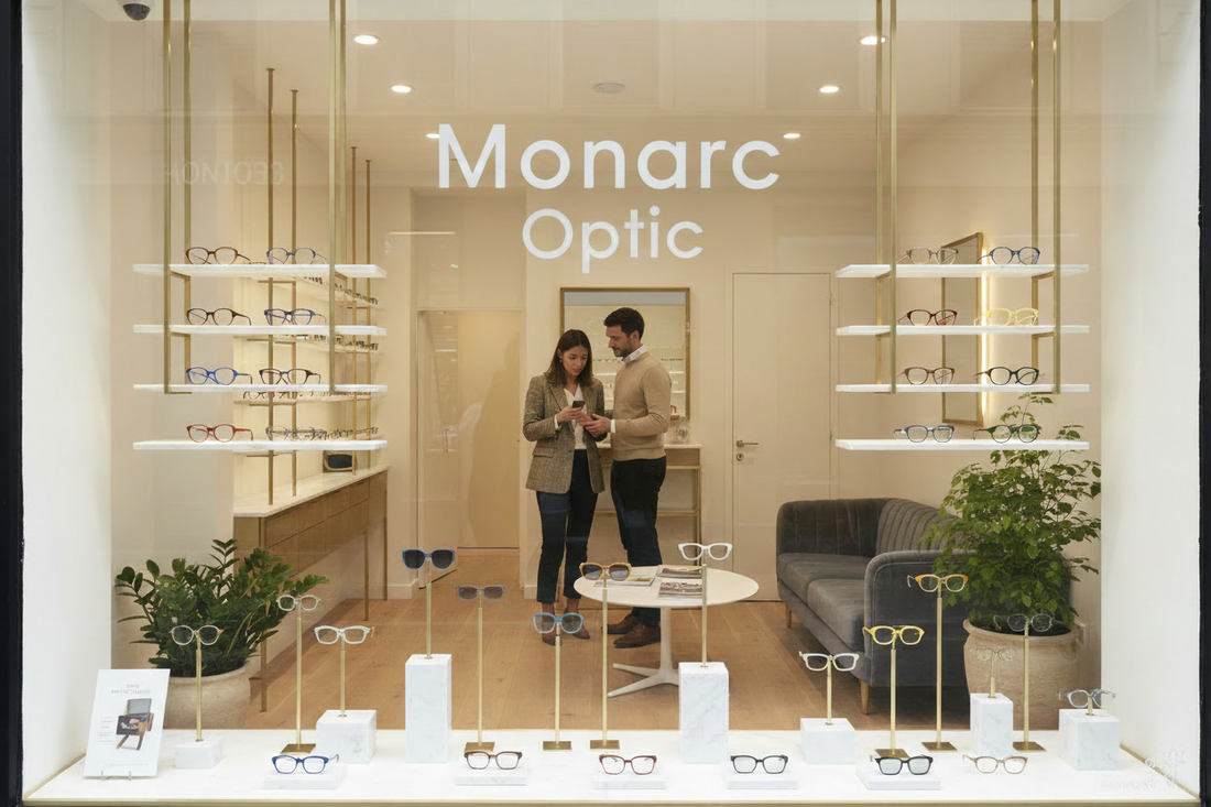 Collection Monarc Optic pour les opticiens Indépendant un signe distinctif..
