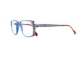Monture Hélium Cabane marron / bleu - Lunettes Impression 3D Couleur 15g