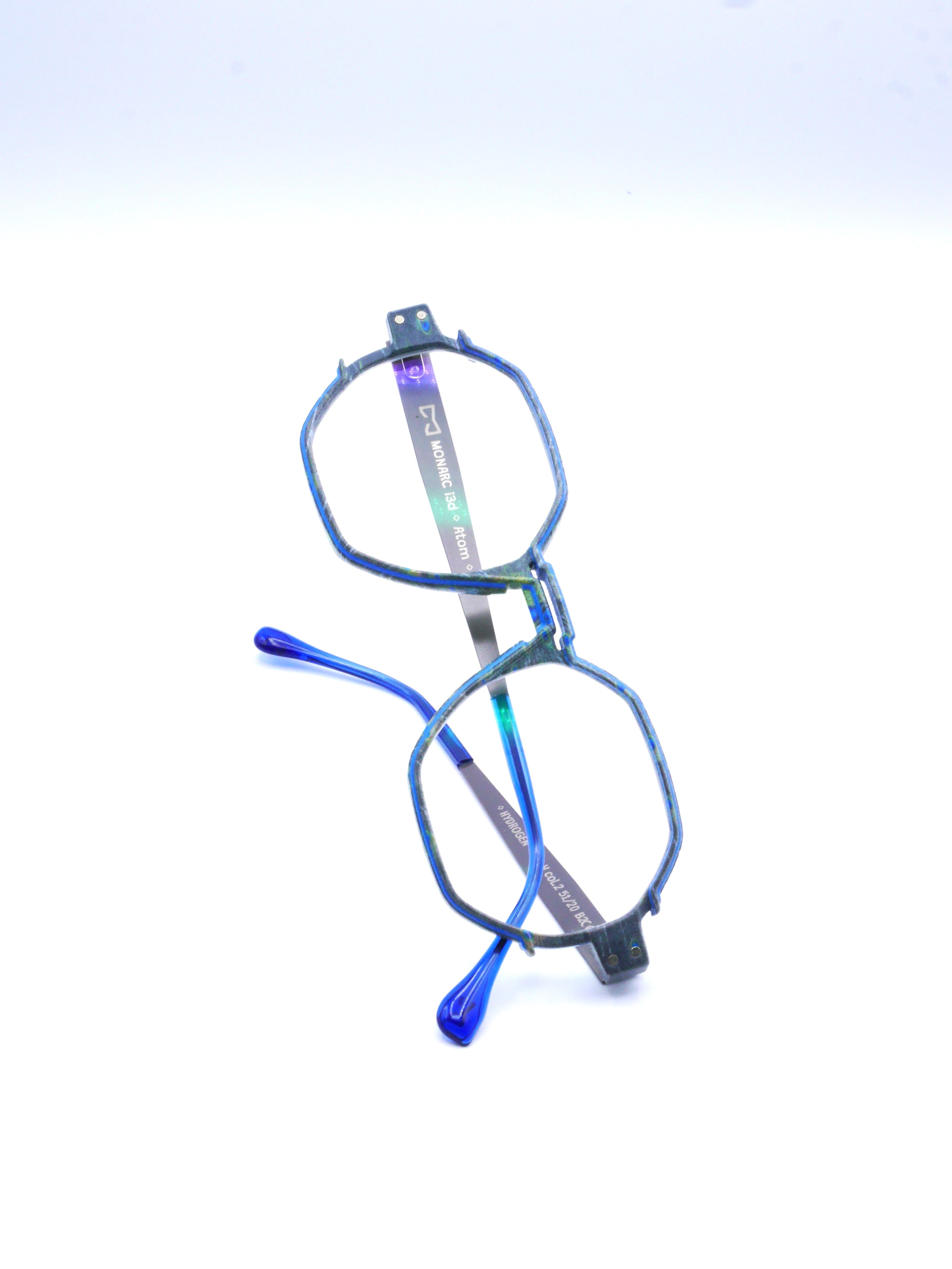 Monture Beryllium Paon - Lunettes Impression 3D Couleur 12g
