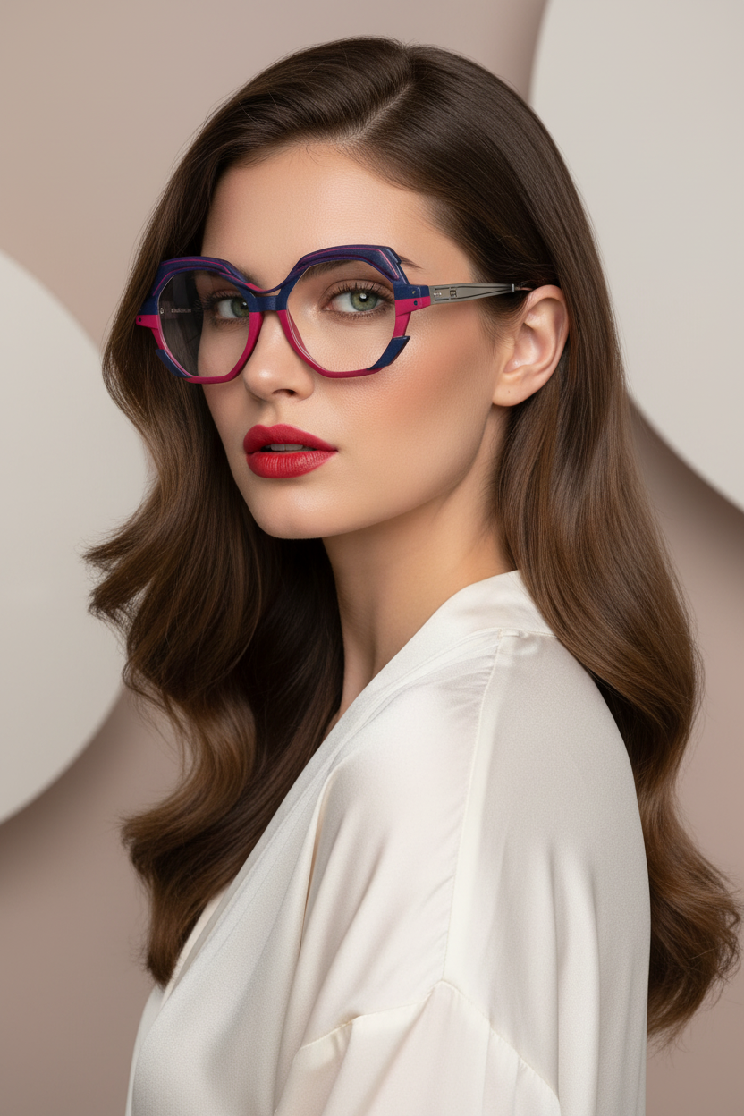 Monture Fluorine fuchsias - Lunettes Impression 3D Couleur 15g